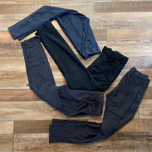 Four pairs of girls jeggings